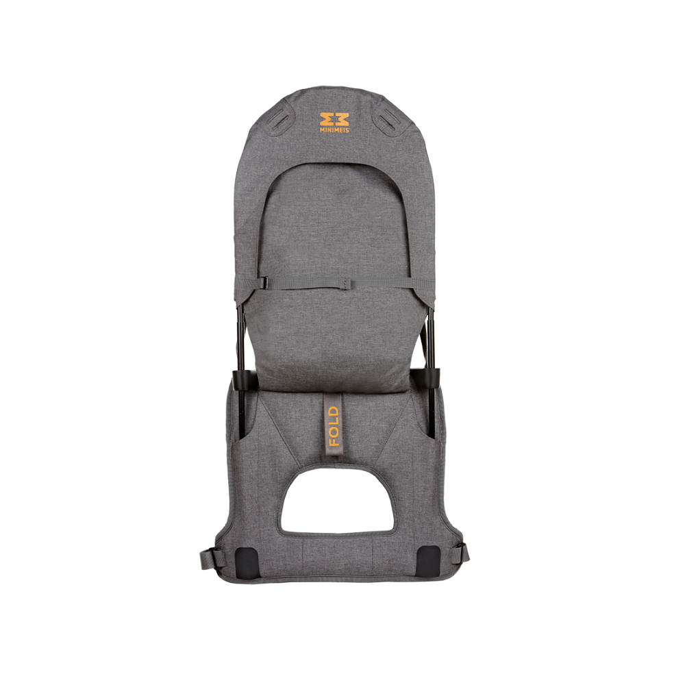 MiniMeis - The Shoulder Carrier - Grey - Orange