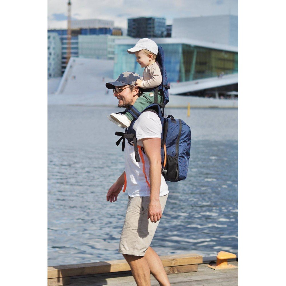 MiniMeis - The Shoulder Carrier - Black - Navy