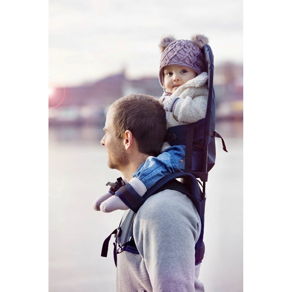 MiniMeis - The Shoulder Carrier - Black - Navy