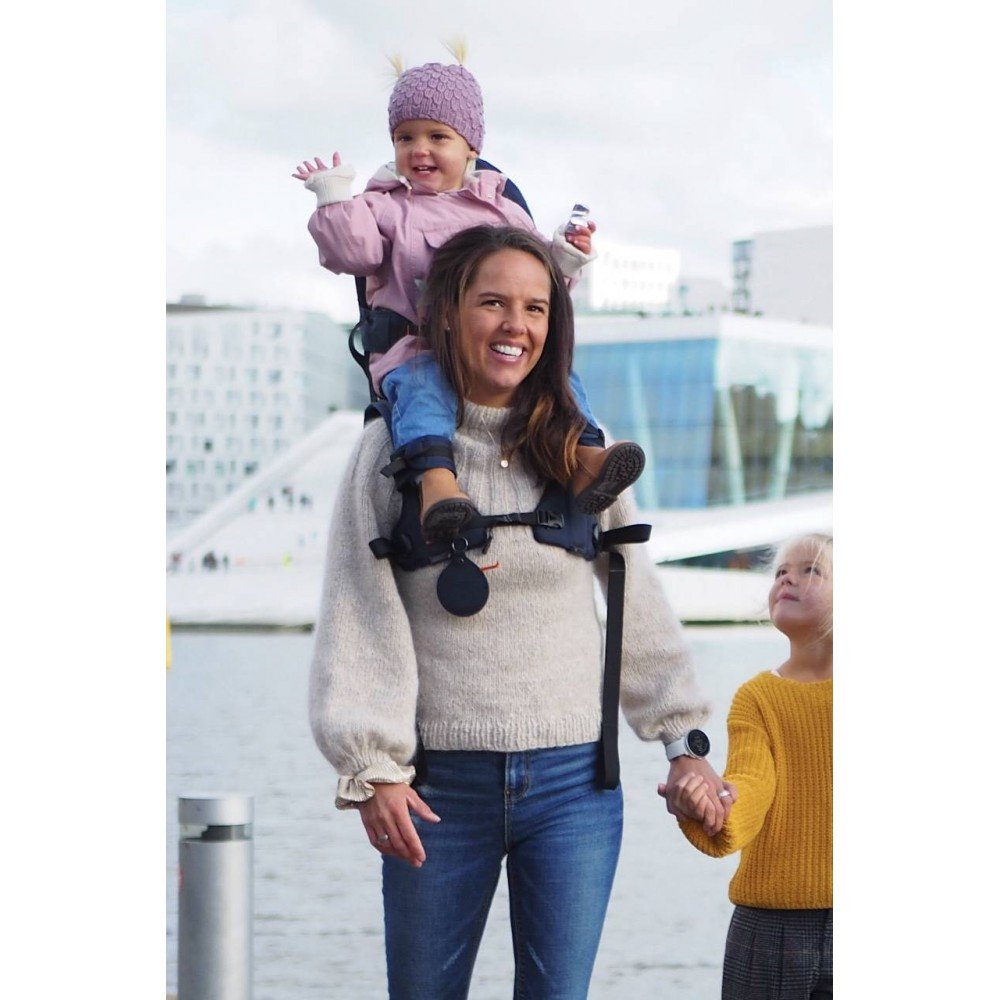 MiniMeis - The Shoulder Carrier - Black - Navy