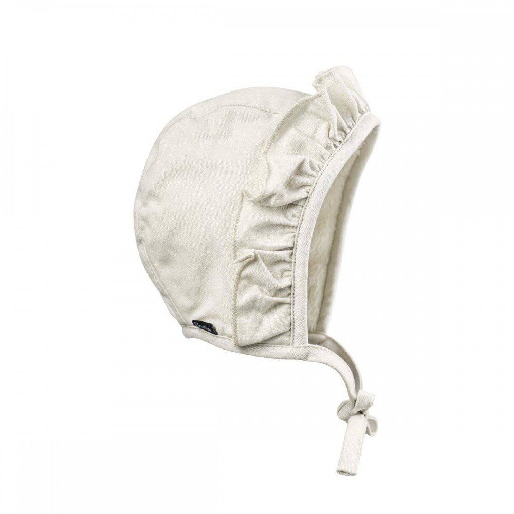 Elodie Details - Winter Bonnet - Creamy White - 1-2 years