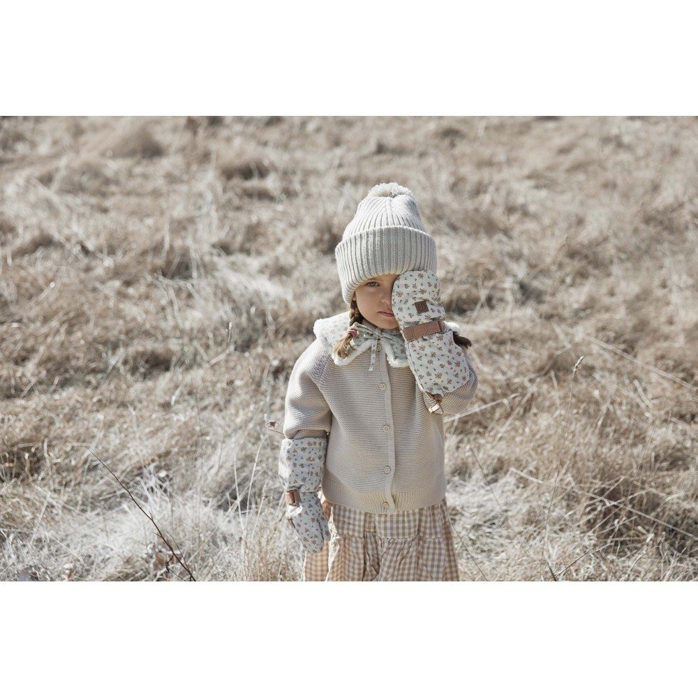 Elodie Details - Wool Beanies Creamy White 1-2 years