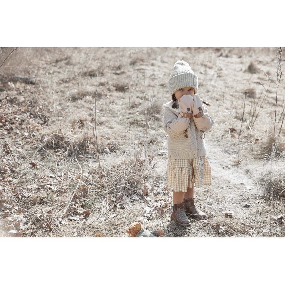 Elodie Details - Wool Beanies Creamy White 1-2 years