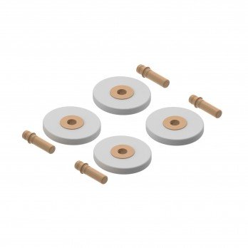 MODU - 4 x foam wheels, caramel