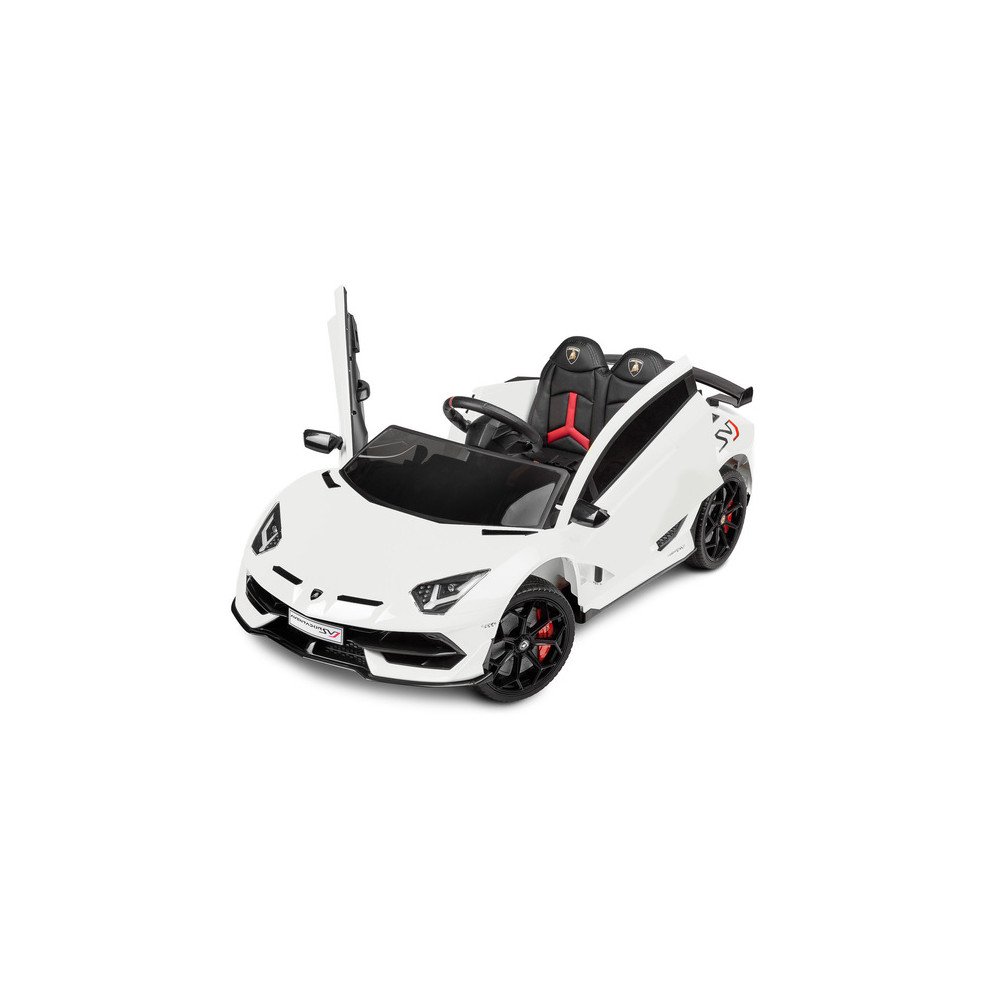 Elektromobilis Toyz Lamborghini Aventador, White-Elektromobiliai vaikams, Mašinos-e-vaikas