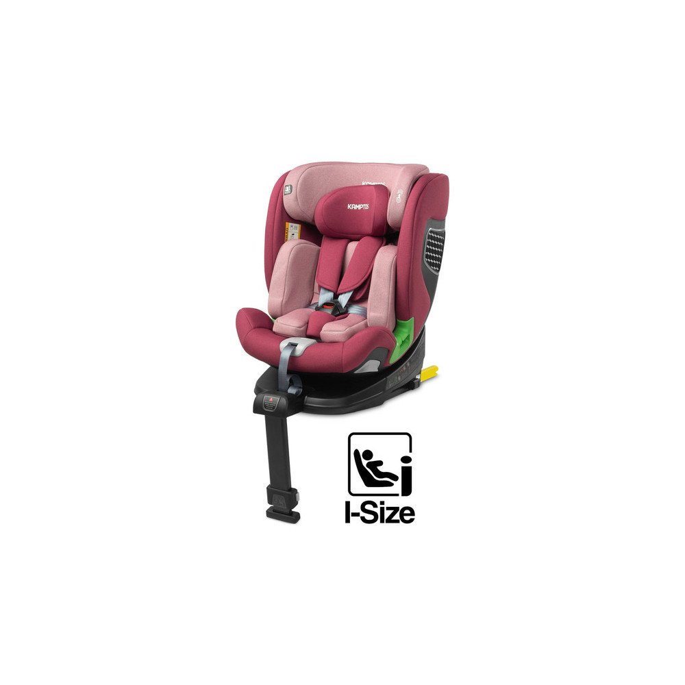 Automobilinė kėdutė CAMPTOS I-SIZE, 40-150cm, Pink-Automobilinės kėdutės, 9-36 kg-e-vaikas