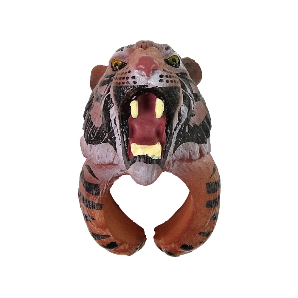 Ring on Hand Educational Animals Bengal Tiger