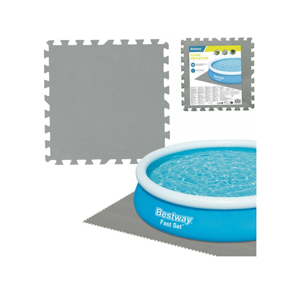 Bestway Foam Pool Mat GREY 50cmx50cm 58639