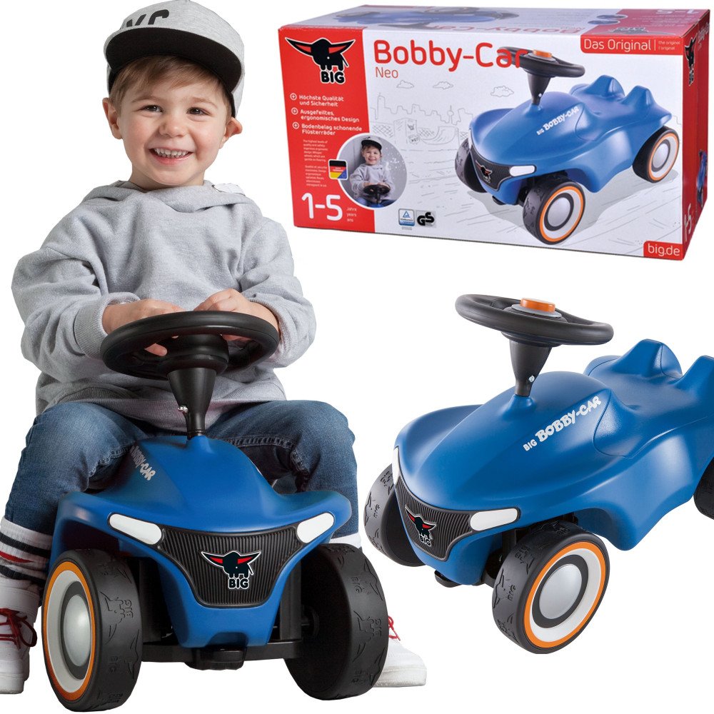 BIG Niebieski jeździk Bobby Car Neo Blue					