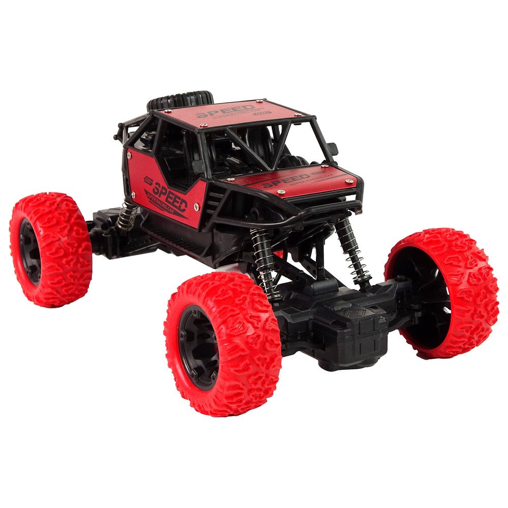 Remote Controlled Terrain Car R/C 1:18 Red.