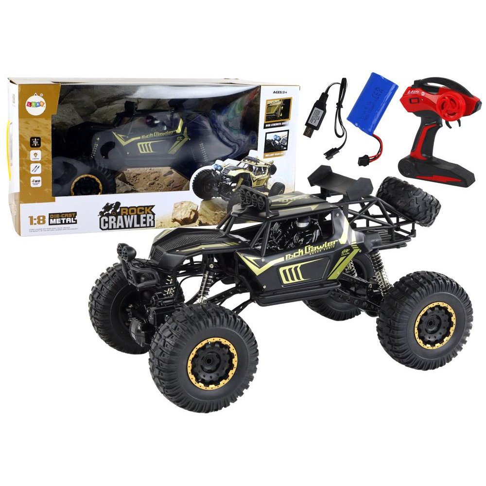 Large Remote Control Car 1:8 Scale 2.4G Control Black