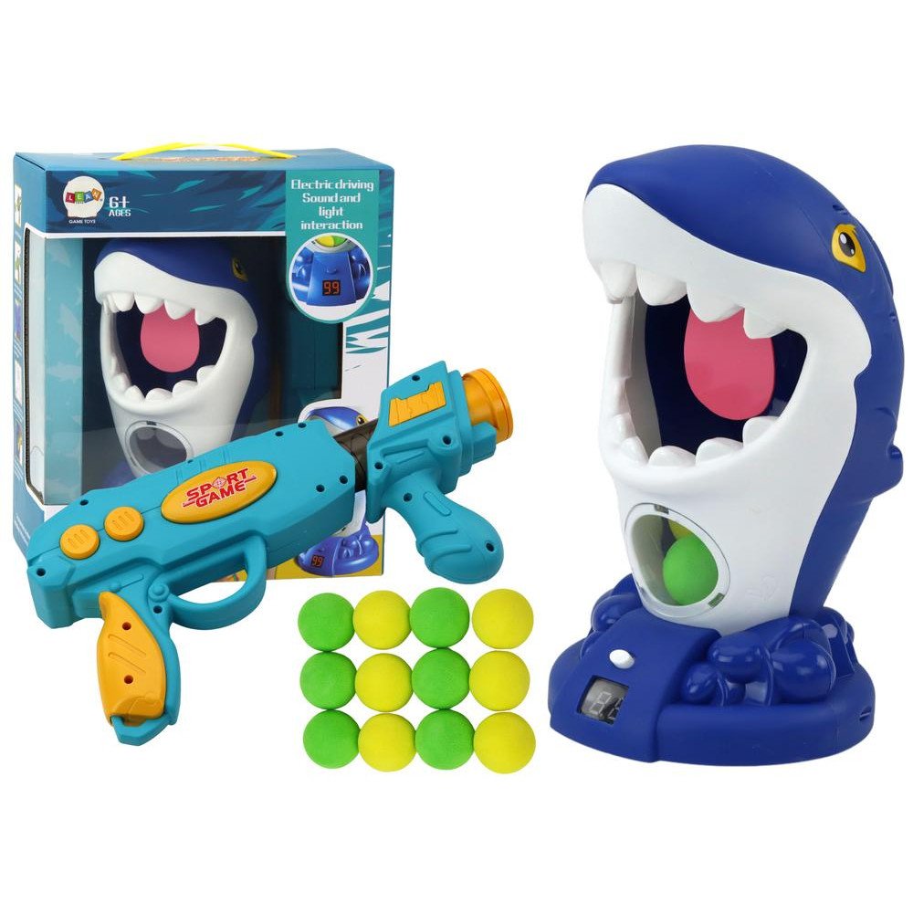 Arcade Game Shark Shooting Ball Gun