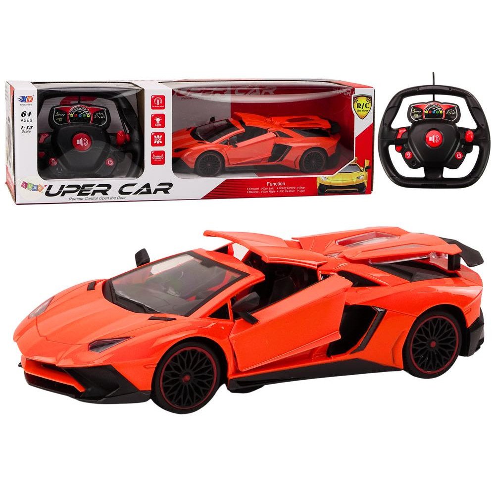 RC Sports Car 1:12 Opening Doors Orange