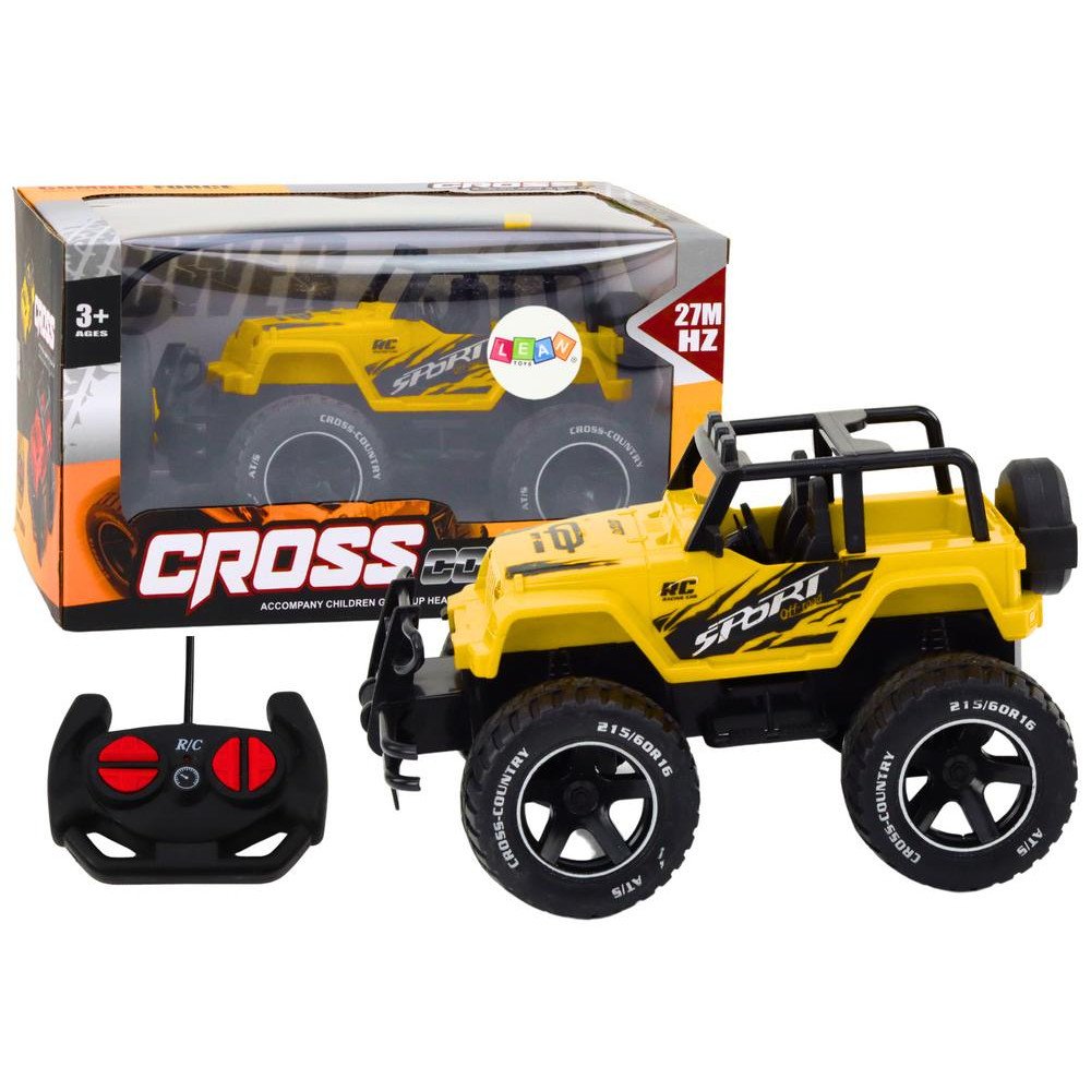 RC visureigis 1:18 Geltonas-Žaislai, Auto ir transporto žaislai, Valdomos radijo bangomis-e-vaikas