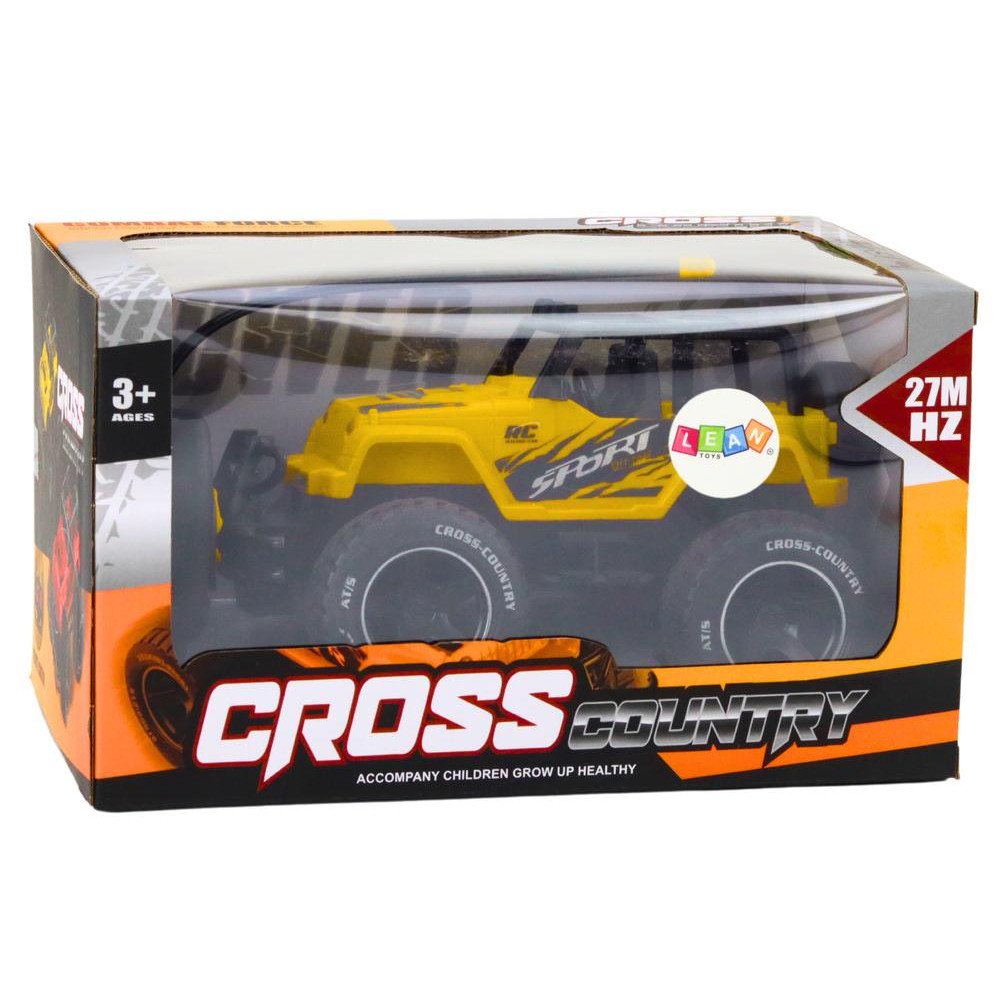 Toy Car Remote Controlled Off-Road Car RC 1:18 Yellow