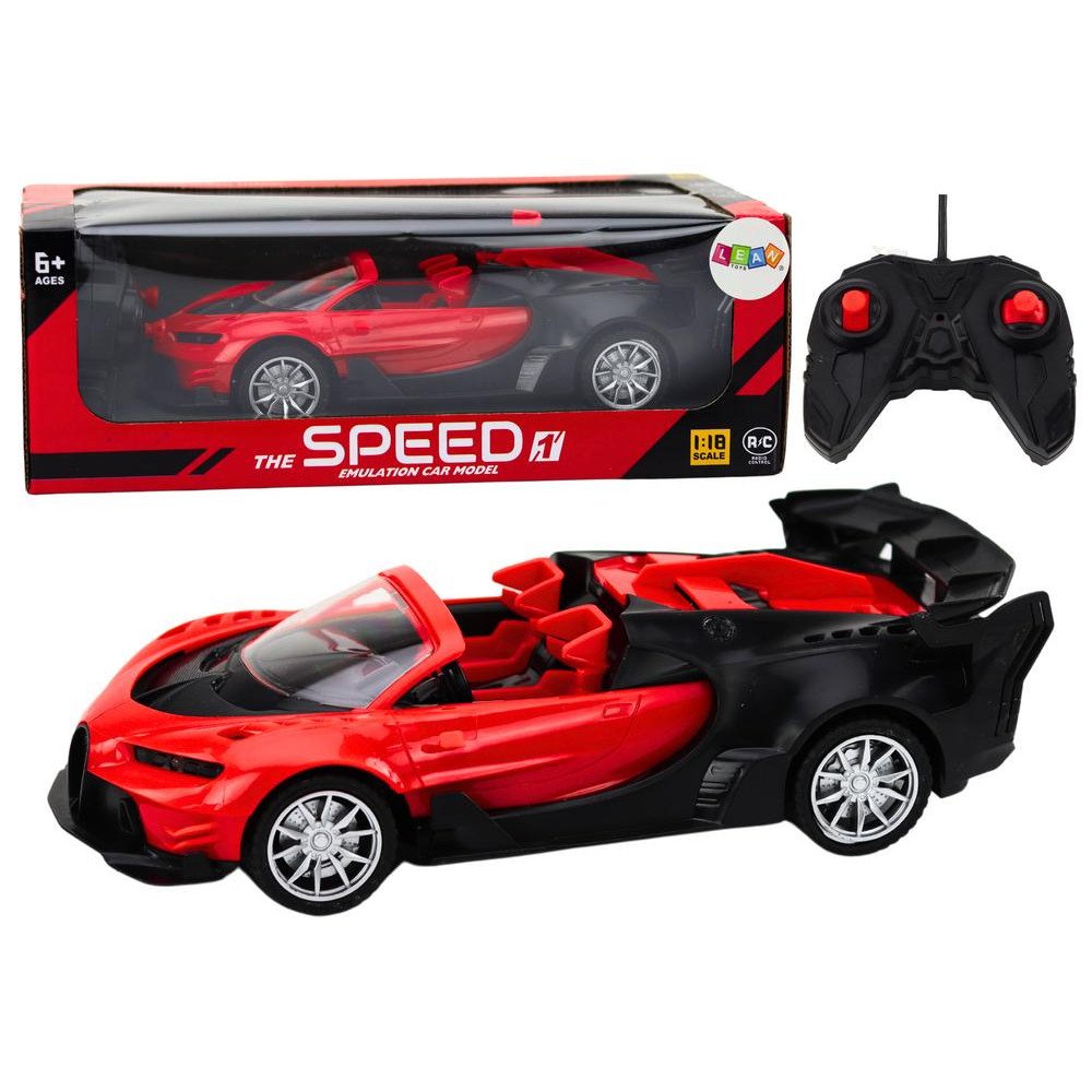 Toy Car Remote Controlled Sports Car RC 1:18 Red