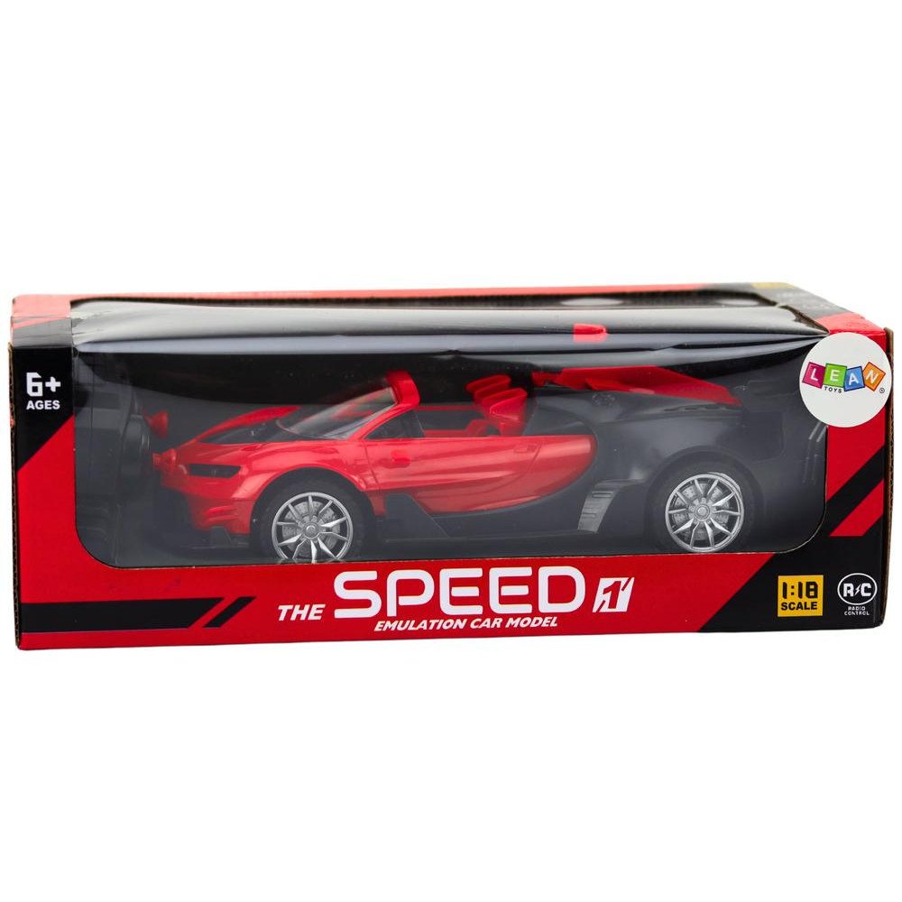 Toy Car Remote Controlled Sports Car RC 1:18 Red