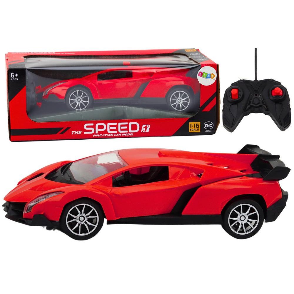 Remote Controlled Sports Car Red 1:16 RC Car