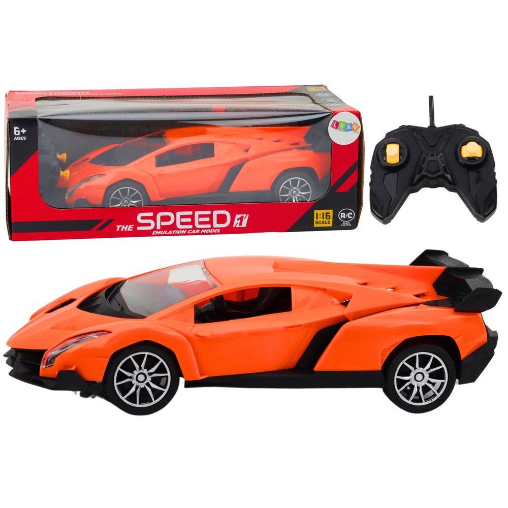 Remote Controlled Sports Car Orange RC Car 1:16