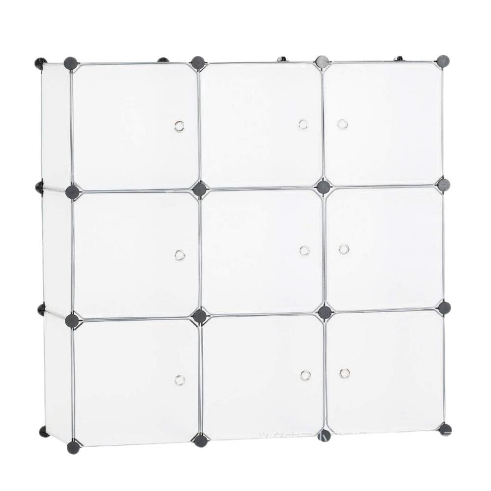 Transparent Shoe Cabinet Organizer Boxes 10 Pcs