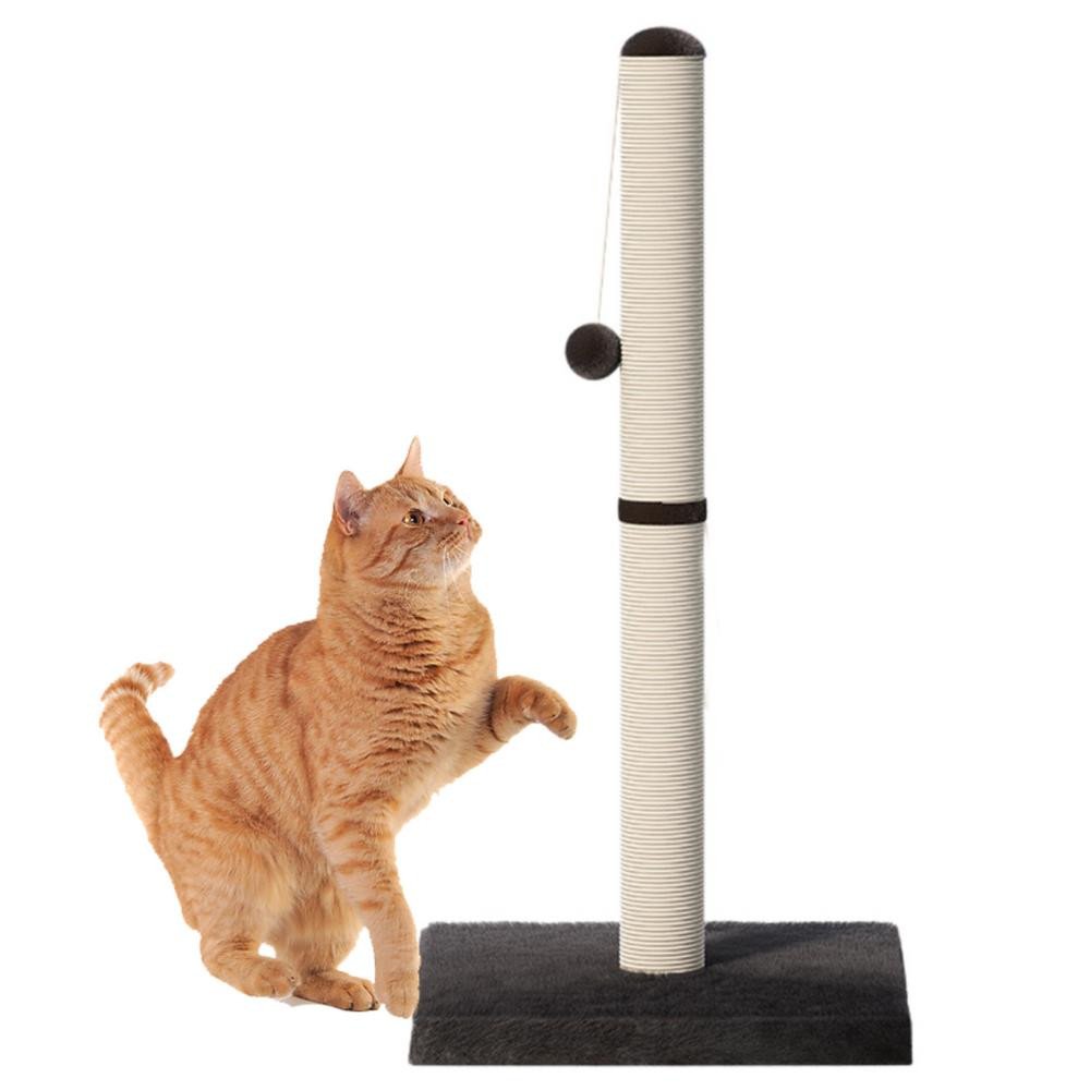 Cat Scratcher Scratching Post Tower Dark Gray 80 cm x 40 cm