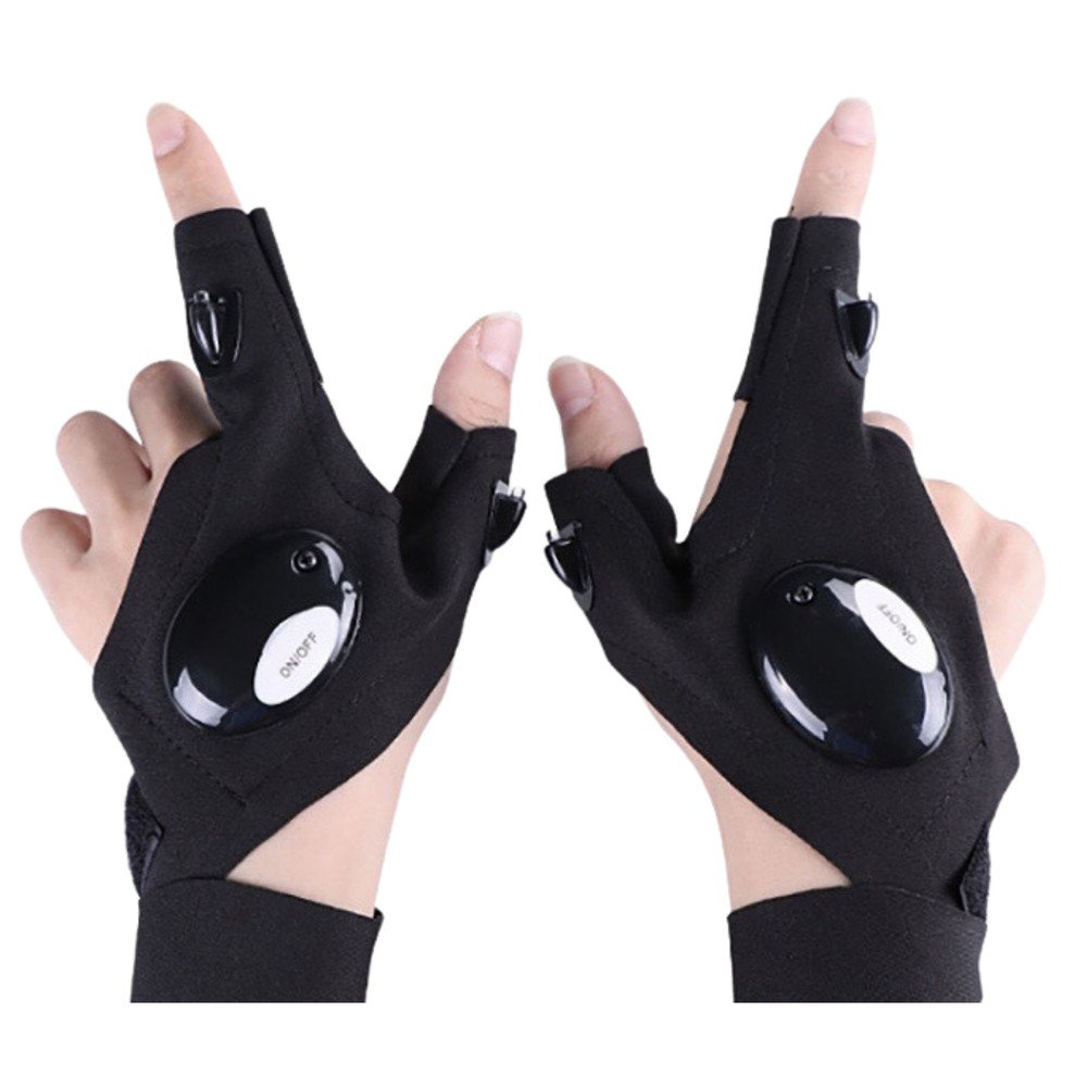 Multifunctional LED Gloves Light Finger Flashlights Universal