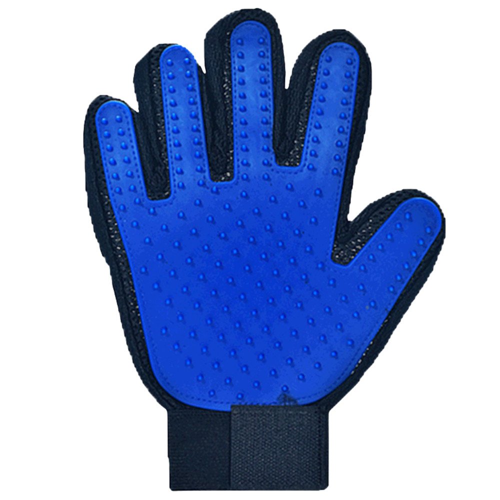 Hair Combing Glove with Silicone Tips for Cat Dog