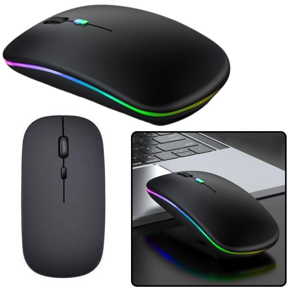 Wireless Mouse Universal Silent Range 10m Black