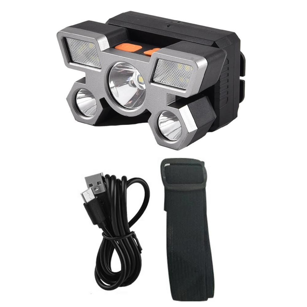 LED Headlamp Four Lighting Modes Adjustable Headband Waterproof