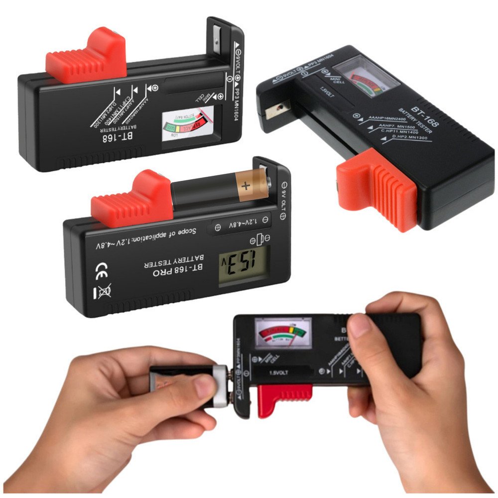 Universal Digital Battery Tester Meter Accumulator