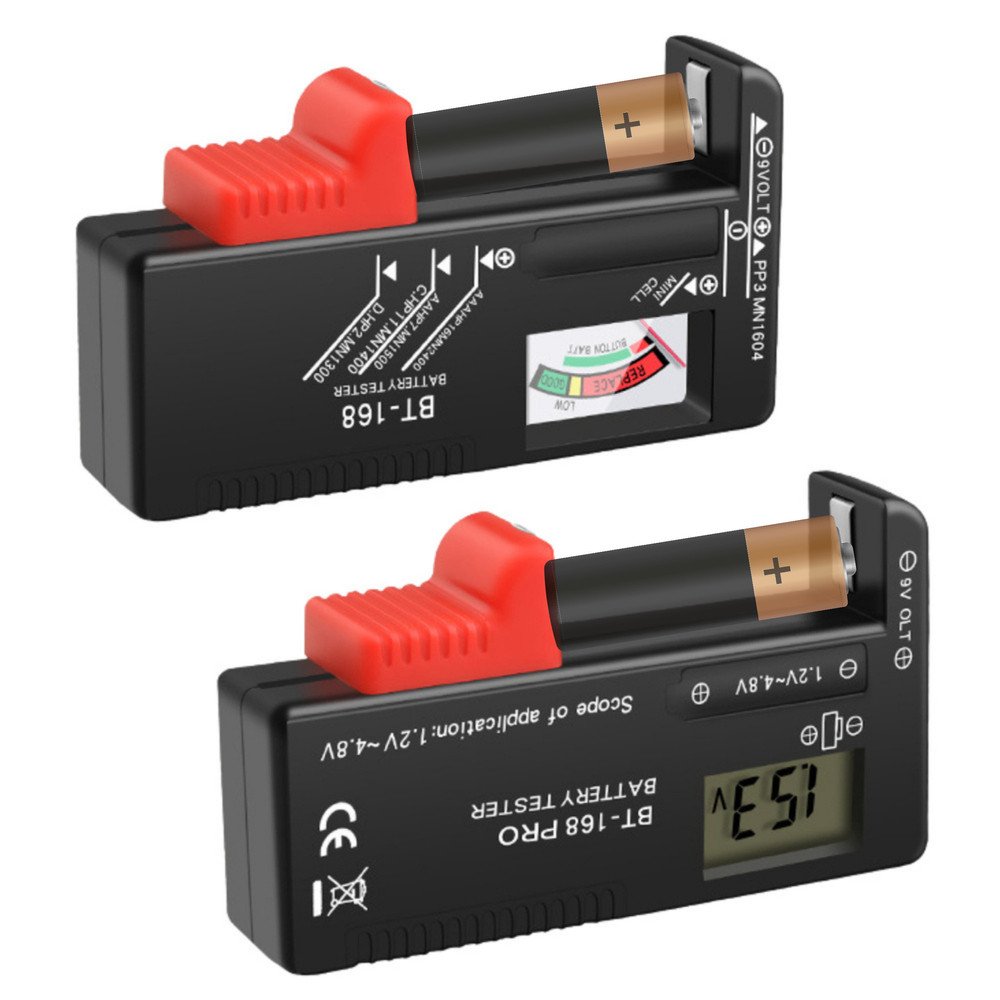 Universal Digital Battery Tester Meter Accumulator