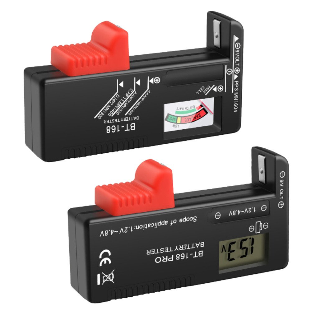 Universal Digital Battery Tester Meter Accumulator