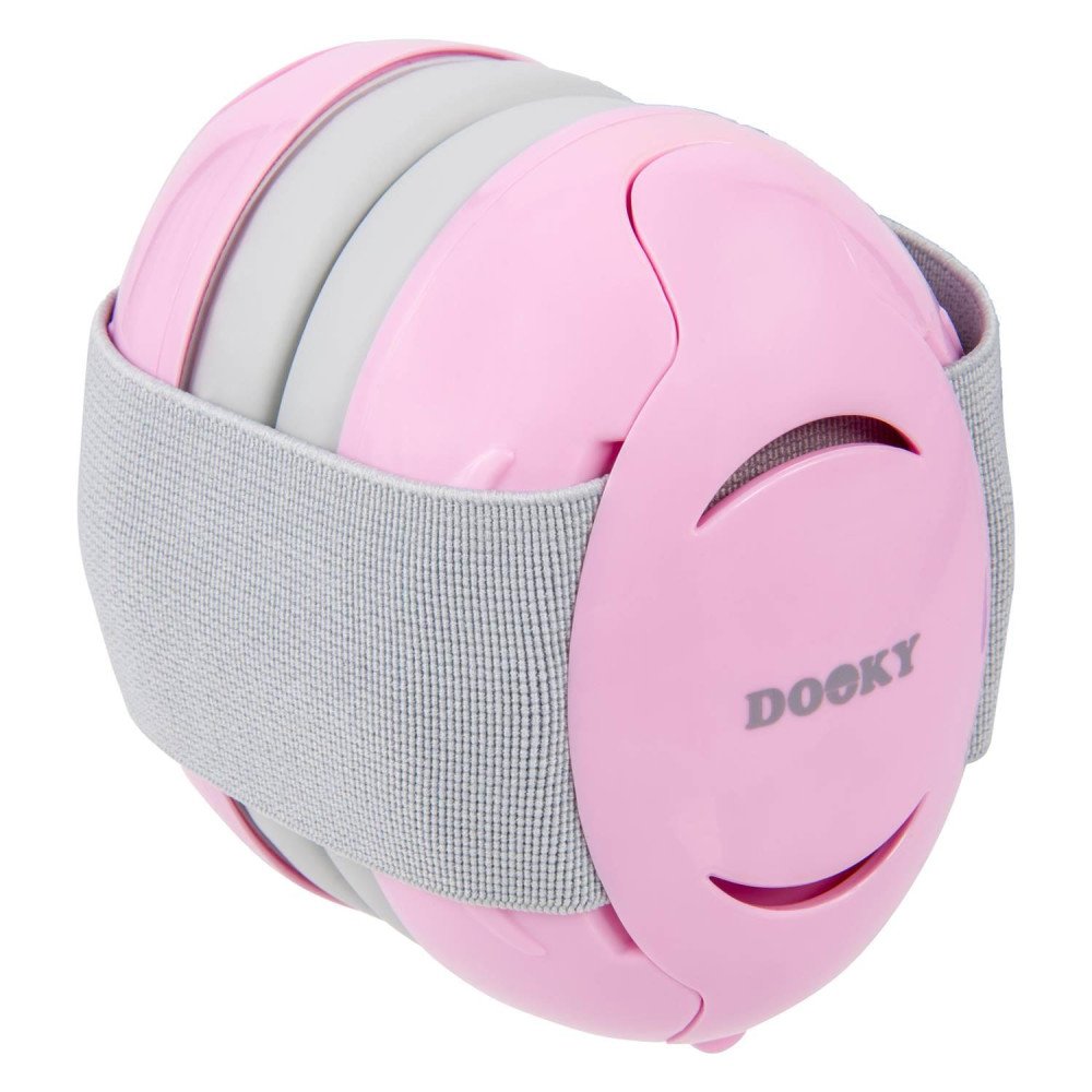 DOOKY Baby Earmuff pink 0-3 l apsauginės ausinės-ANGRE-e-vaikas