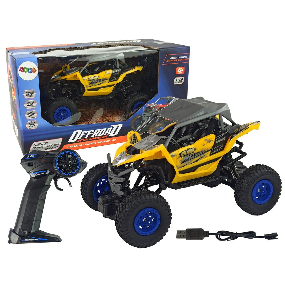 Off-road Remote Controlled 2.4 GHz 1:16 Yellow