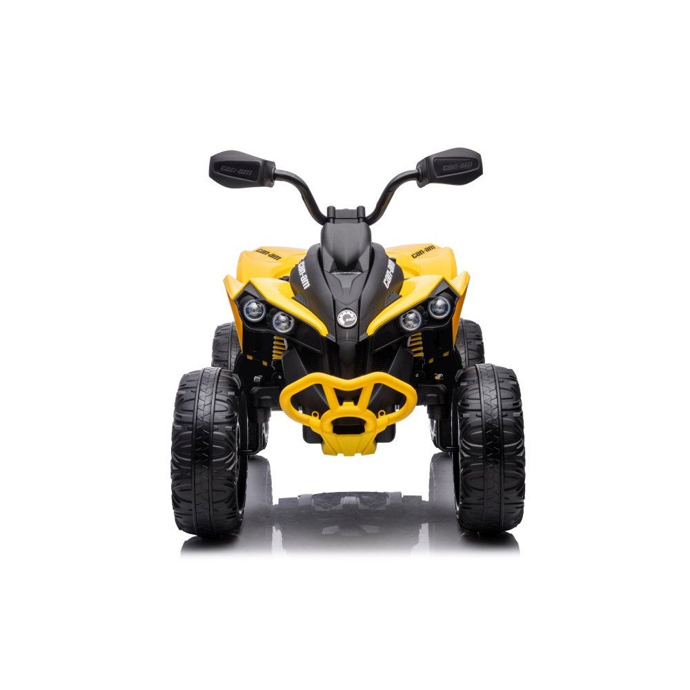 Baterija maitinamas Quad CAN-AM Renegate Yellow-tarpine-e-vaikas