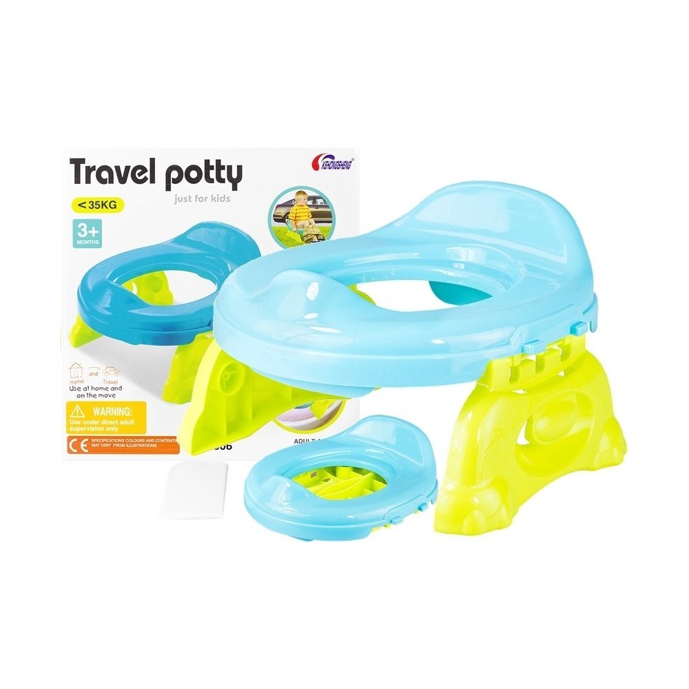 Kids Portable Potty & Trainer Seat 2in1 Two Colors