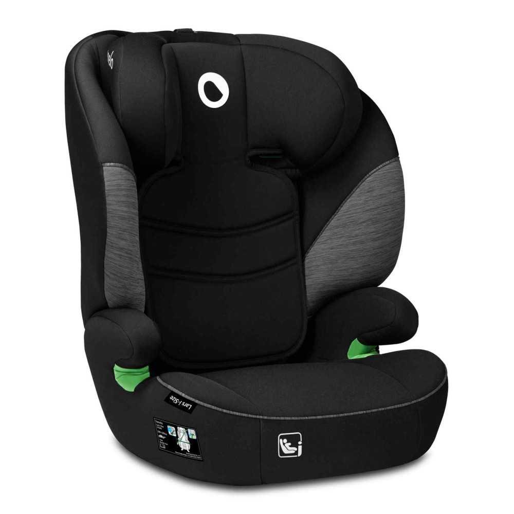 Automobilinė kėdutė Lionelo Lars i-Size, 15-36 kg, Black Grey-Automobilinės kėdutės, 15-36 kg, Lionelo automobilinės kėdutės-e-v