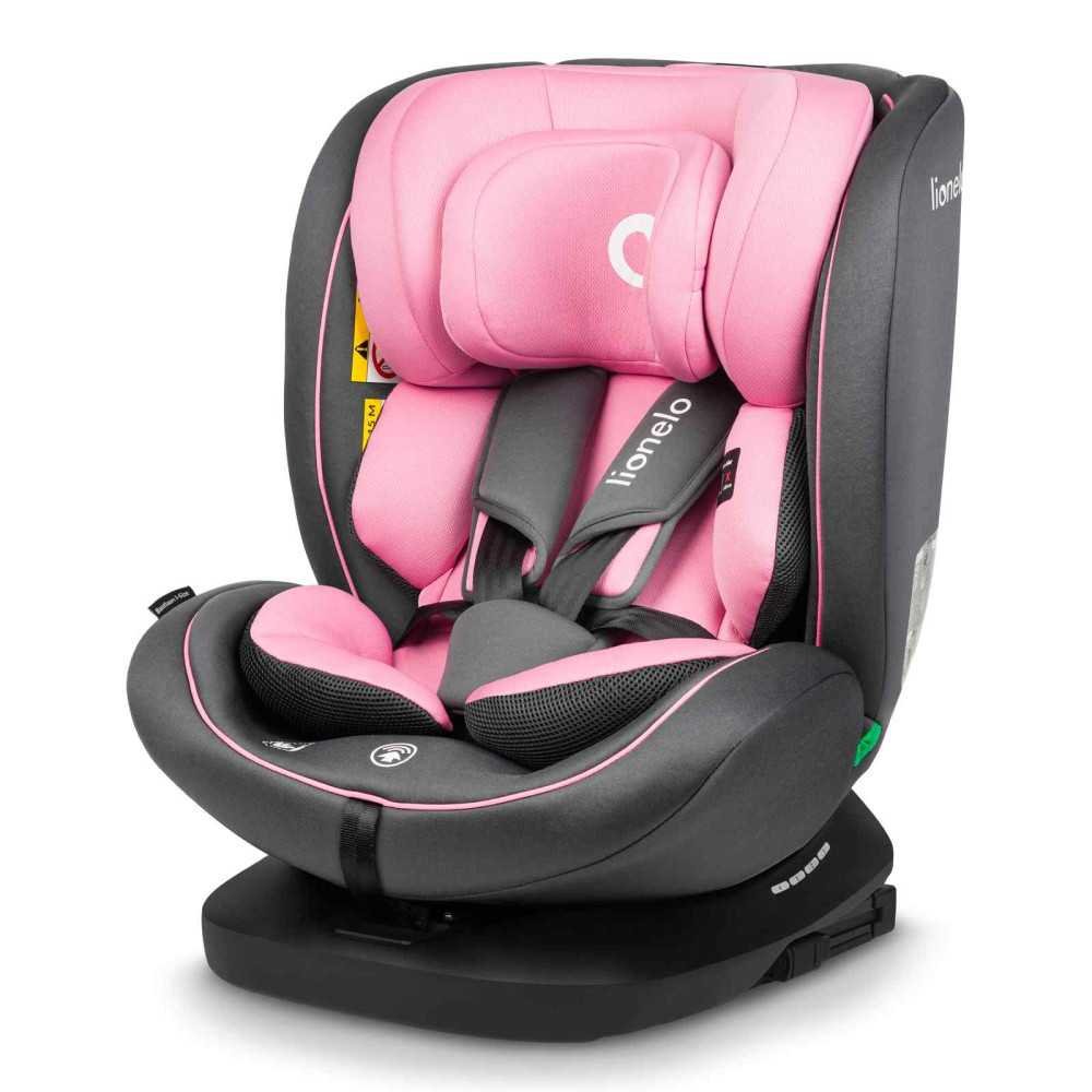 Automobilinė kėdutė Lionelo Bastiaan I-size, 0-36 kg, Pink Baby-Automobilinės kėdutės, 0-36 kg, Lionelo automobilinės kėdutės-e-