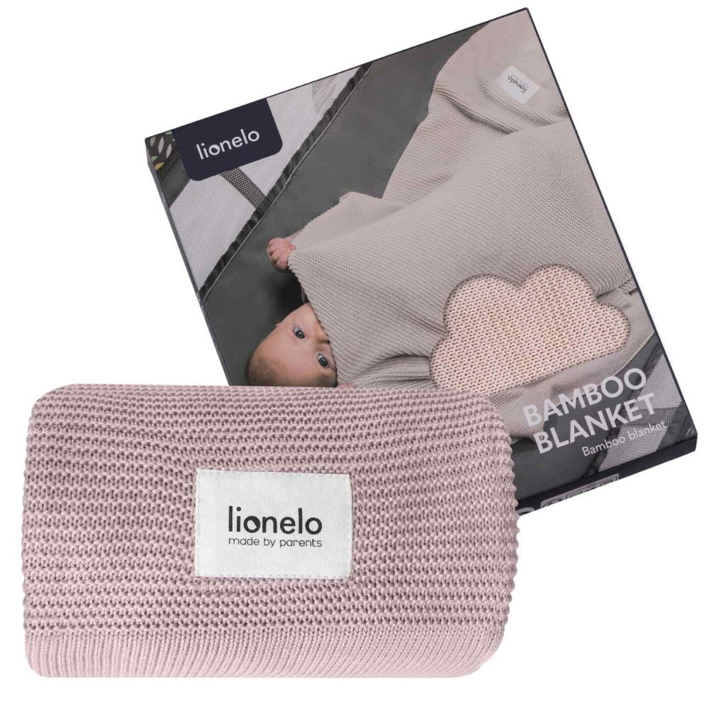 LO-BAMBOO BLANKET PINK 1 PCS