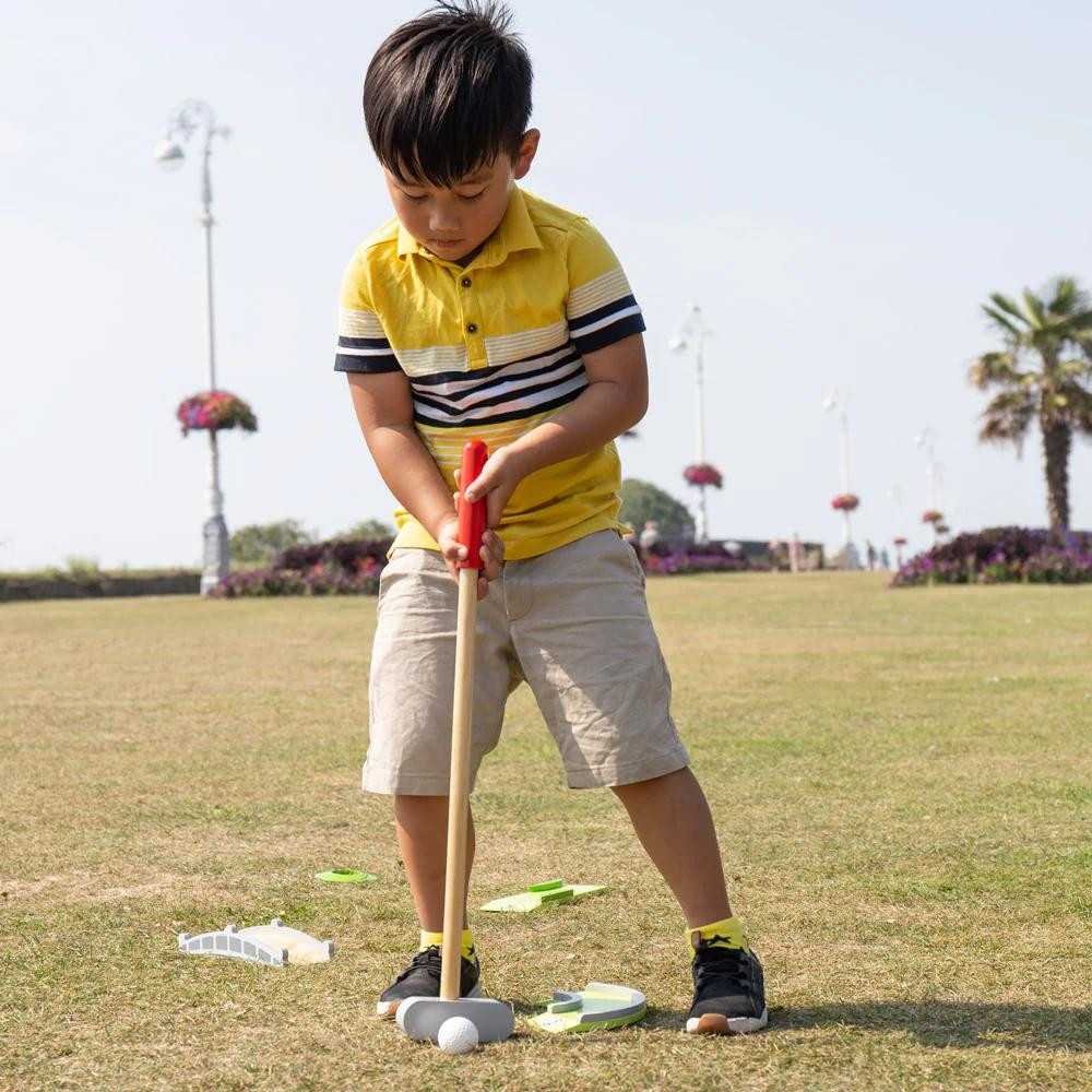 Bigjigs vaikiškas mini golfas-Žaislai, Lauko žaislai, Lauko žaidimai ir sporto prekės-e-vaikas