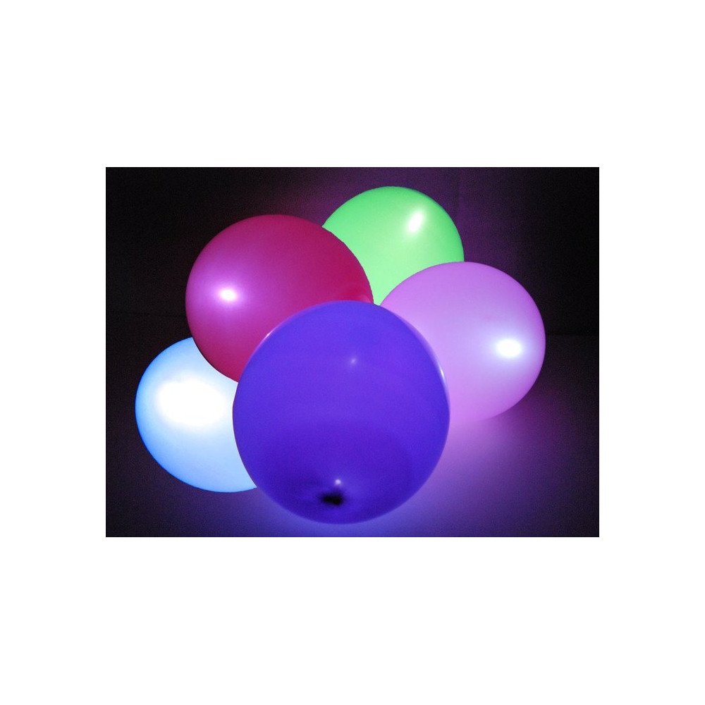 Colorful balloons glowing LED 5 pcs 30 cm FOR ZA1591