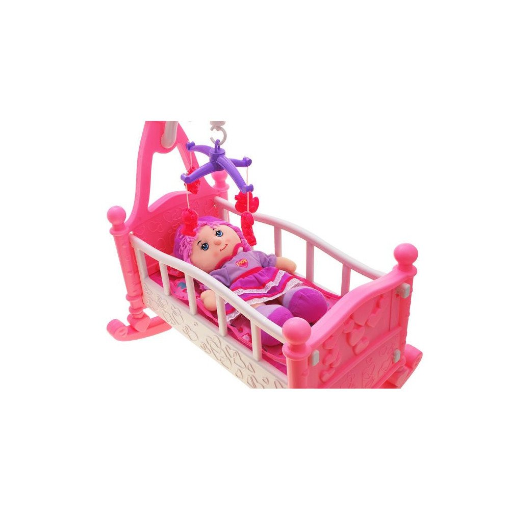 Cradle with carousel Baby Doll ZA1668