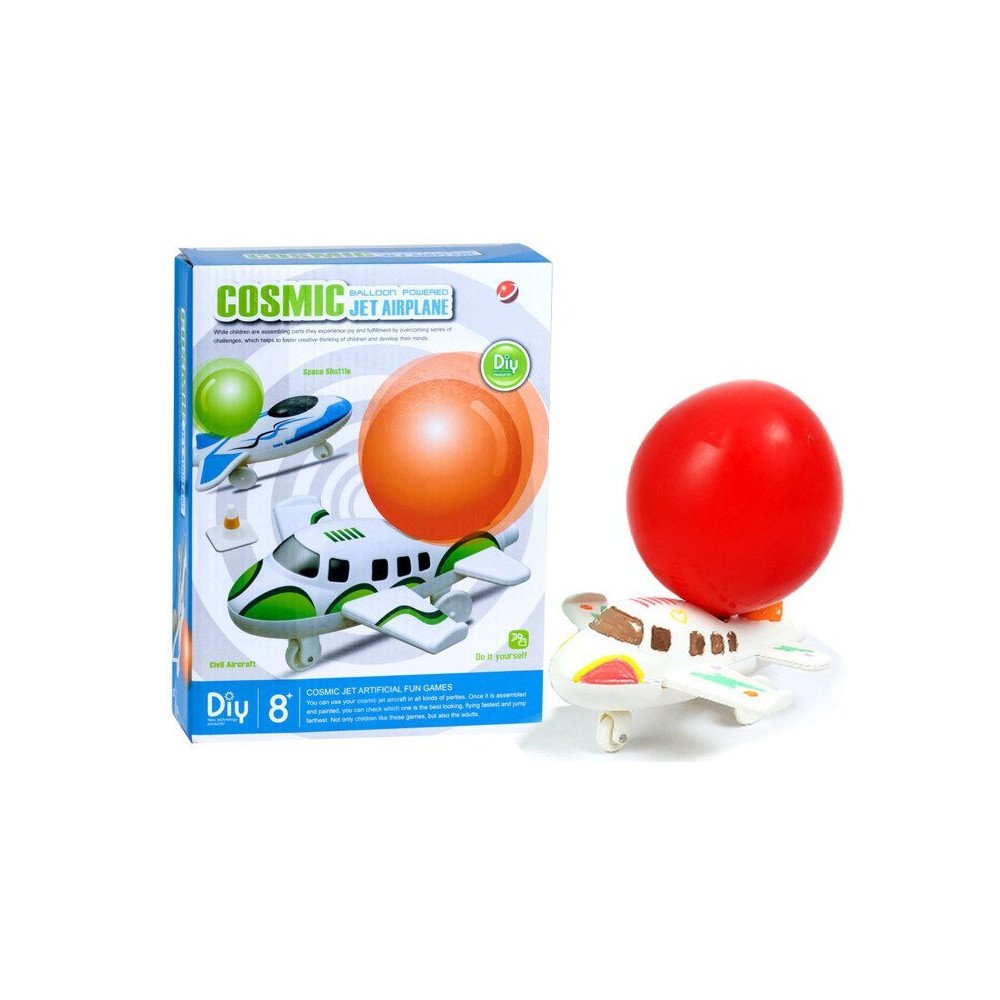 Balloon powered cosmic jet airplane set ZA2039