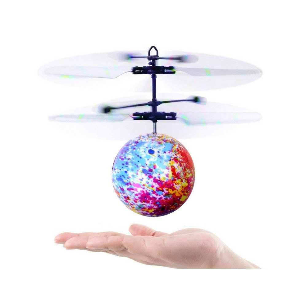 Flying glowing Disco ball controlled by hand ZA2530