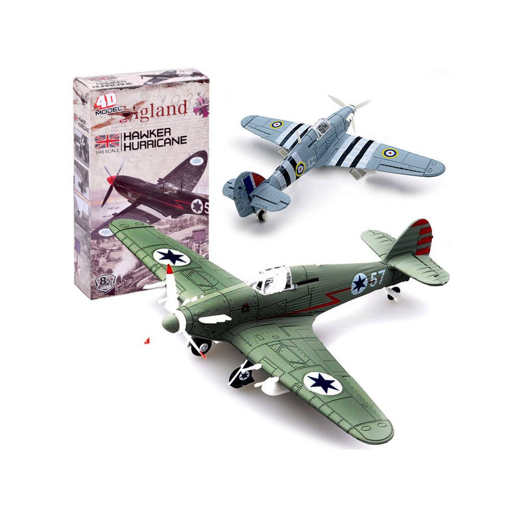 Model for folding Hawker Hurricane ZA2588 aircraft