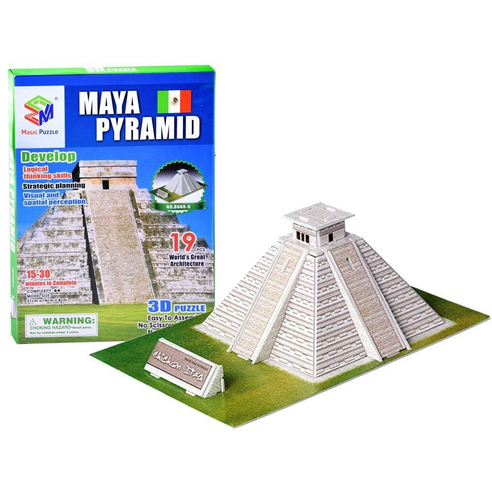 Maya Pyramid 3D Puzzle 19ele ZA 2601