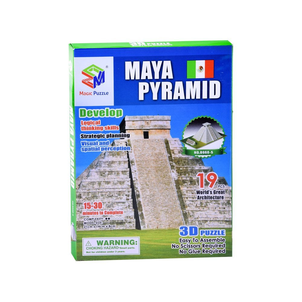 Maya Pyramid 3D Puzzle 19ele ZA 2601