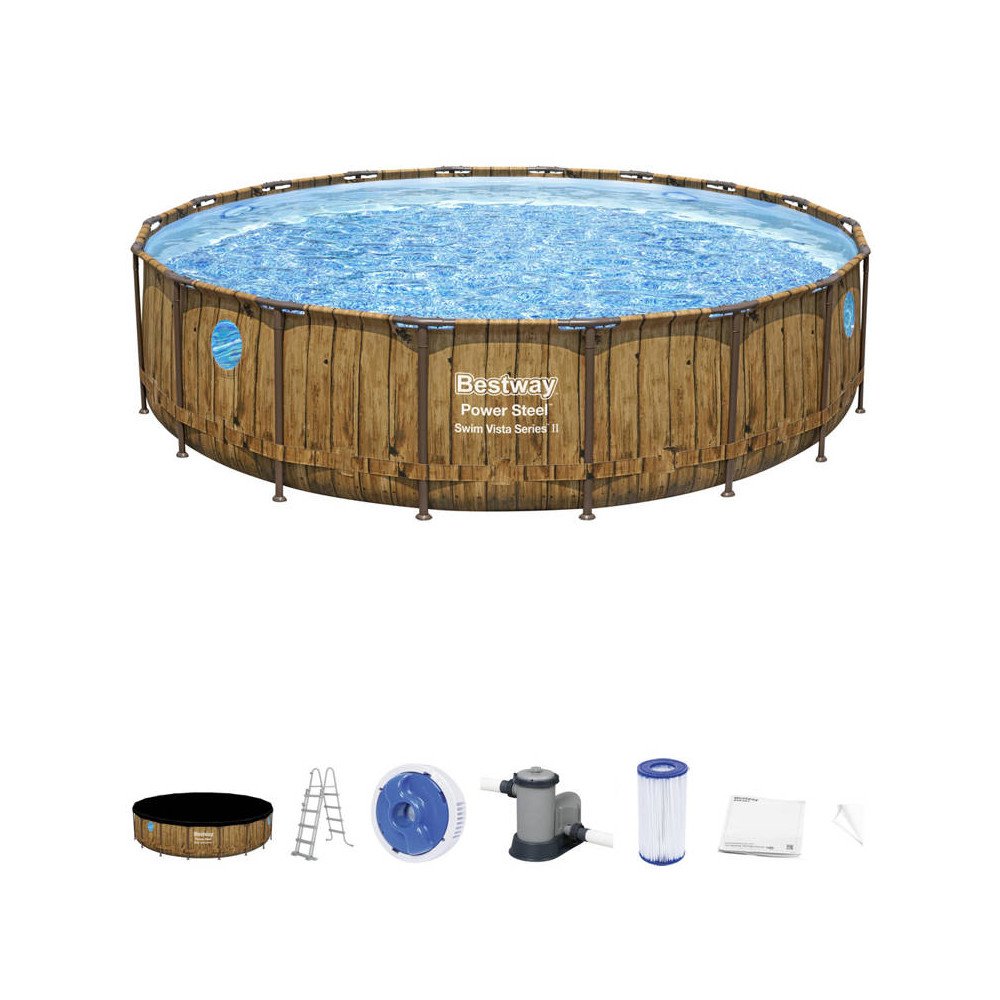 Bestway Rattan pool 549x122 11in1 56977