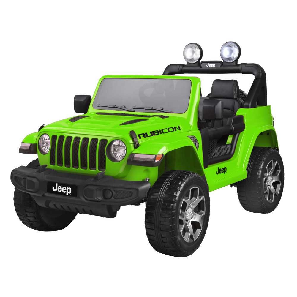 Elektromobilis Jeep Wrangler Rubicon 4x4 PA0223, Green-Elektromobiliai vaikams, Visureigiai-e-vaikas