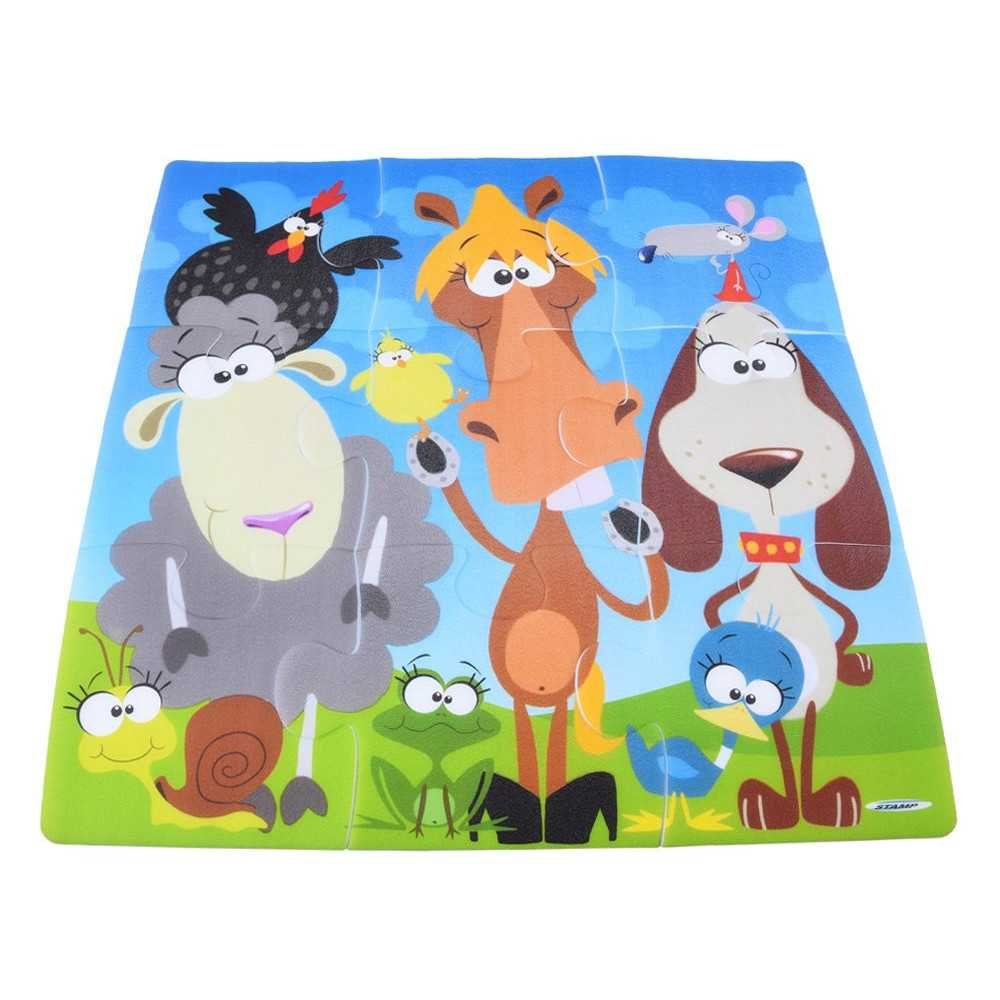 Foam puzzle mat Animals 37cm x 37cm ZA3151